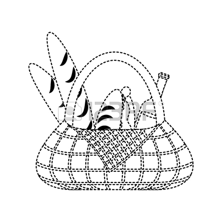 450x450 3,705 Bread Basket Stock Illustrations, Cliparts And Royalty Free