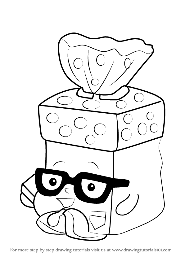 596x843 Learn How To Draw Bread Head From Shopkins (Shopkins) Step By Step