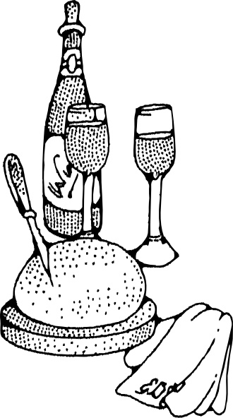 330x592 Wine And Bread Clip Art Free Vector In Open Office Drawing Svg