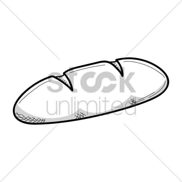 600x600 Bread Loaf Vector Image