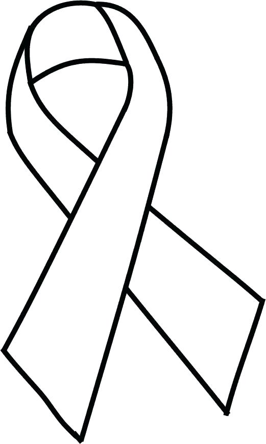 521x869 Ribbon Coloring Sheet Cancer Ribbon Coloring Page Scribbles