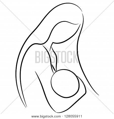 450x470 Mother Breastfeeding Her Baby. Vector Amp Photo Bigstock