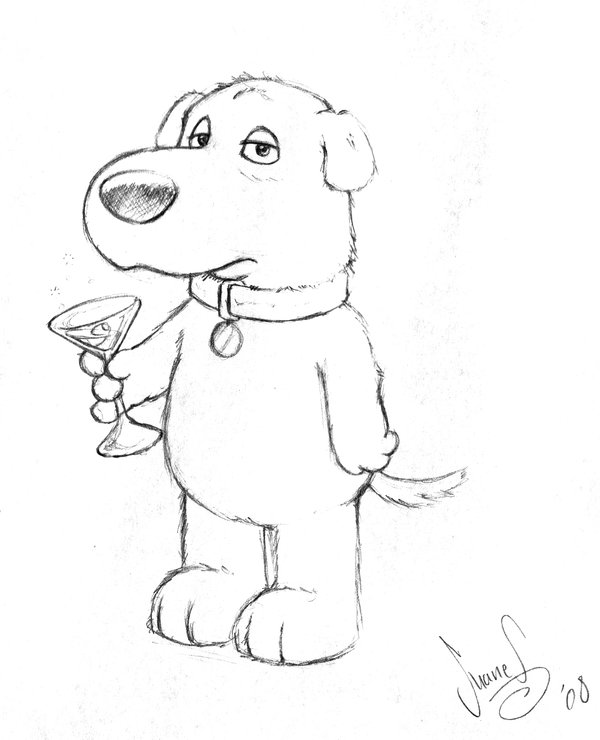 Brian Griffin Drawing