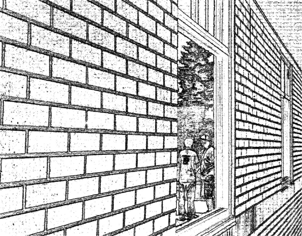 1011x790 Brick Wall By Anime The Dino