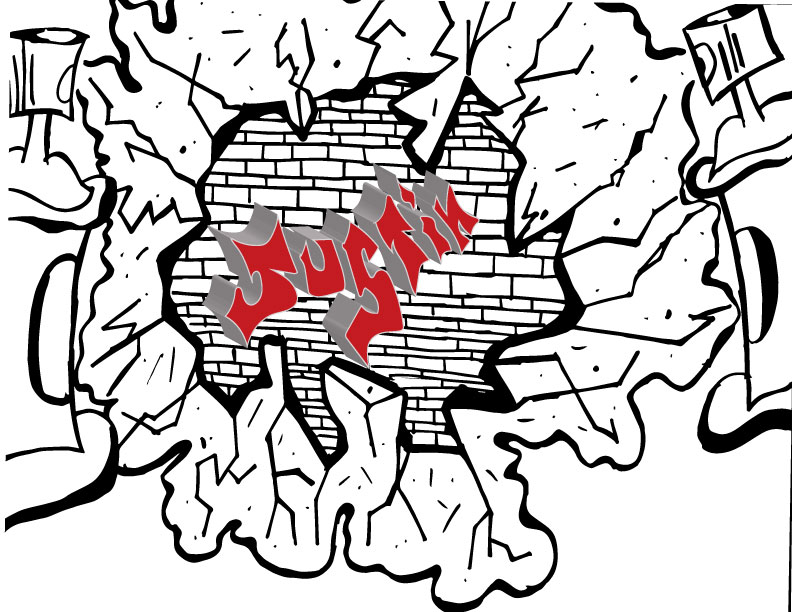792x612 Brick Wall Drawing By Jdawes01