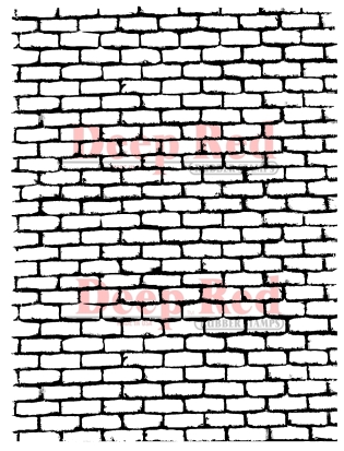 315x413 Wall Background Rubber Stamp