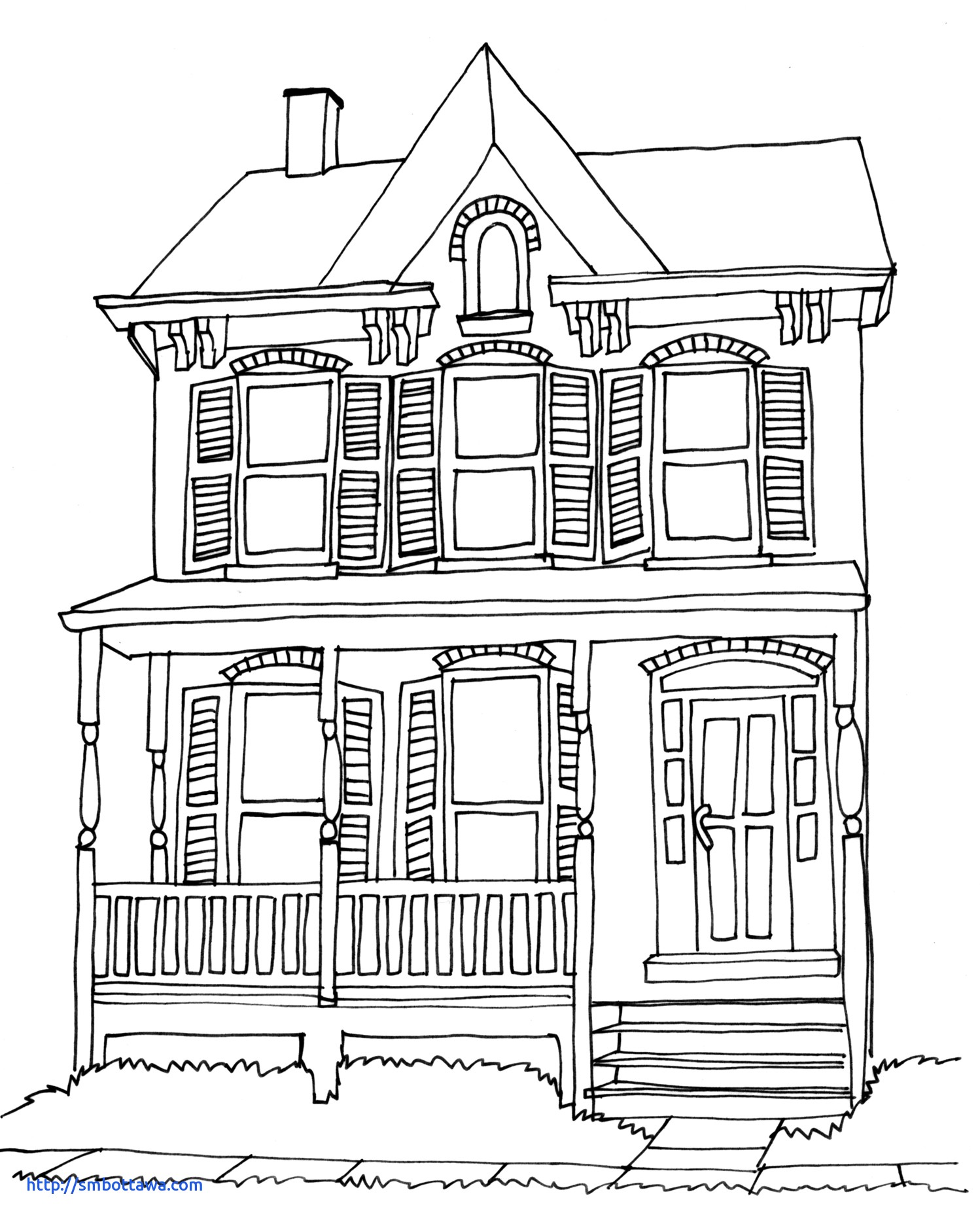 1498x1868 House Drawing New Brick House Drawing Stock Vector Shutterstock