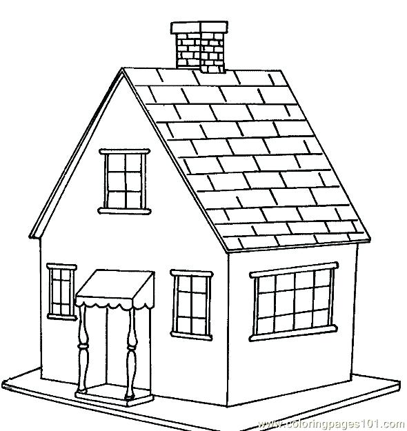 Brick House Drawing at GetDrawings | Free download