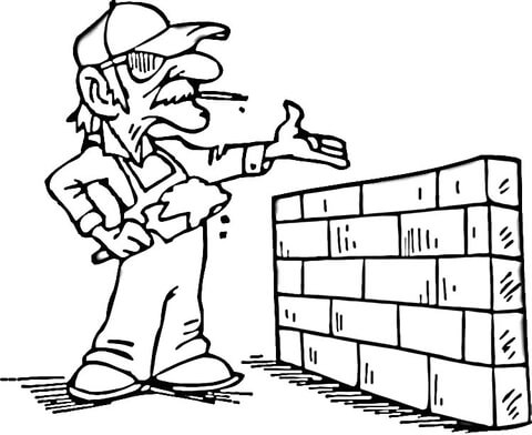 480x392 Bricks Coloring Page Free Printable Coloring Pages