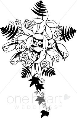 255x388 Rose Bridal Bouquet Clipart Flower Bouquet Clipart