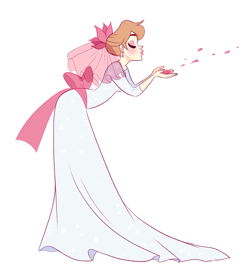 800x915 Art Of Miranda Yeo Pink Bride! This Was Based Off A Life Drawing