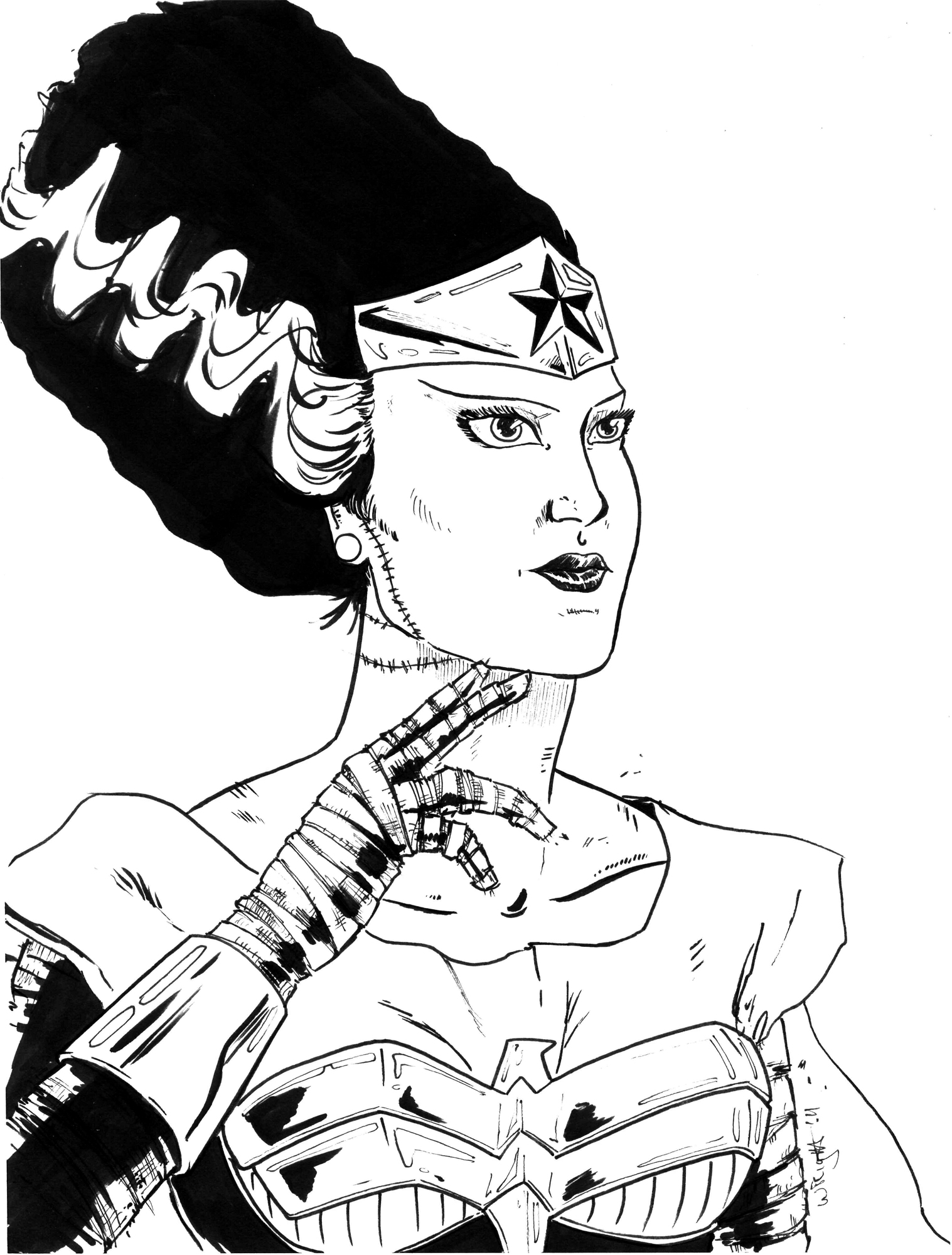 1517x2000 Spooktober! Bride Of The Amazons!