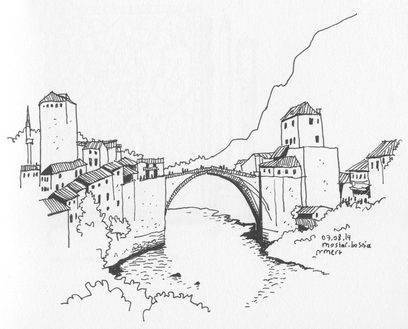 800x646 Mostar Bridge, Mostar, Bosnia By Bozwolfbros