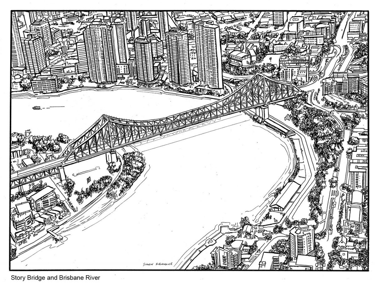 Bridge Drawing at GetDrawings | Free download