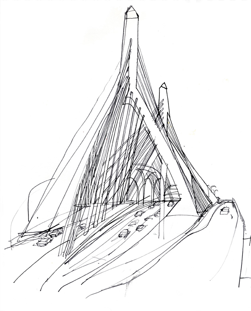 850x1054 Zakim Bridge