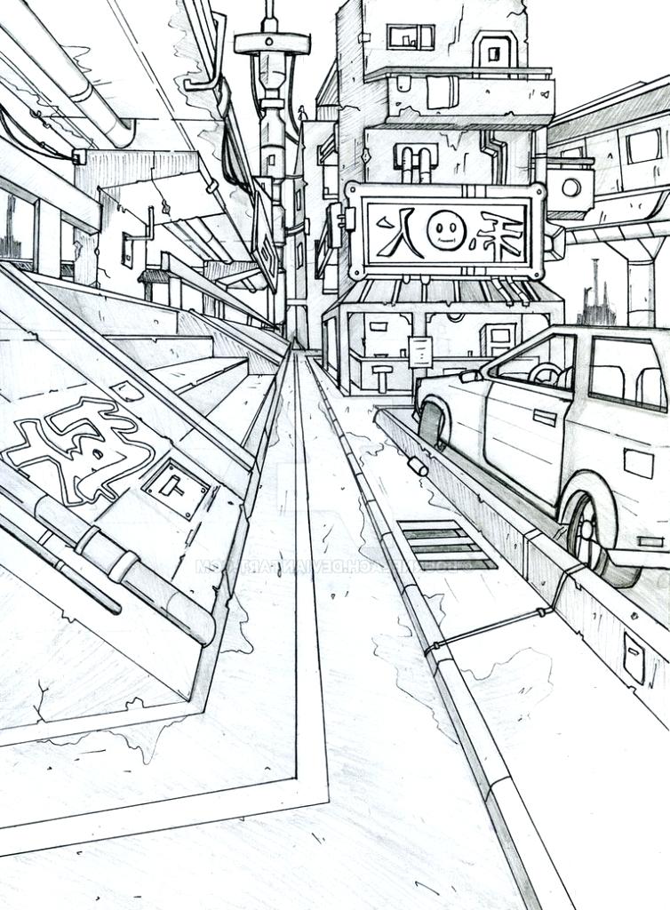 754x1024 Landscape Perspective Landscape Perspective Drawing Images About