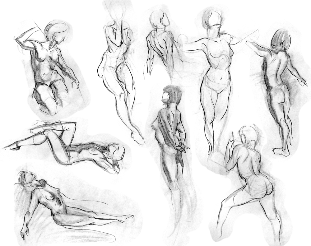 1000x791 Figure Drawings By Andantonius