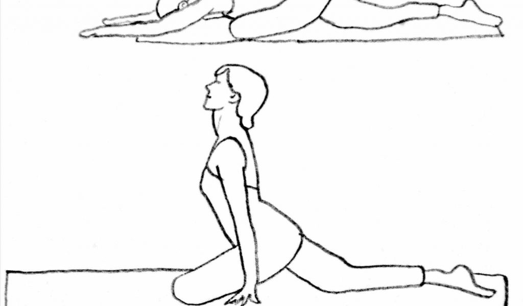 1024x600 Poses Drawings Doing Simple Bright Stock Vector Clipart