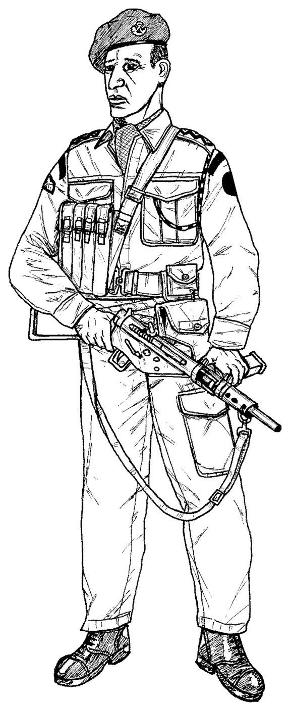 British Soldier Drawing at Free for