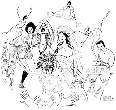 400x382 Jk's Theatrescene Drawing Broadway 4 Al Hirschfeld