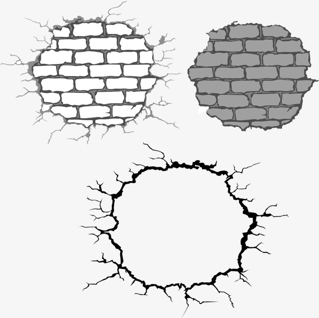 650x648 Vector Broken Glass Wall, Glass, Wall, Cartoon Wall Png And Vector