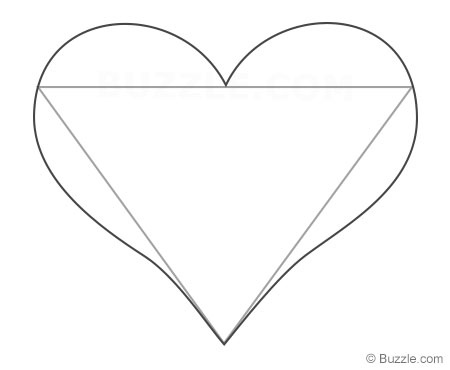 450x370 Easy Instructions To Draw A Heart