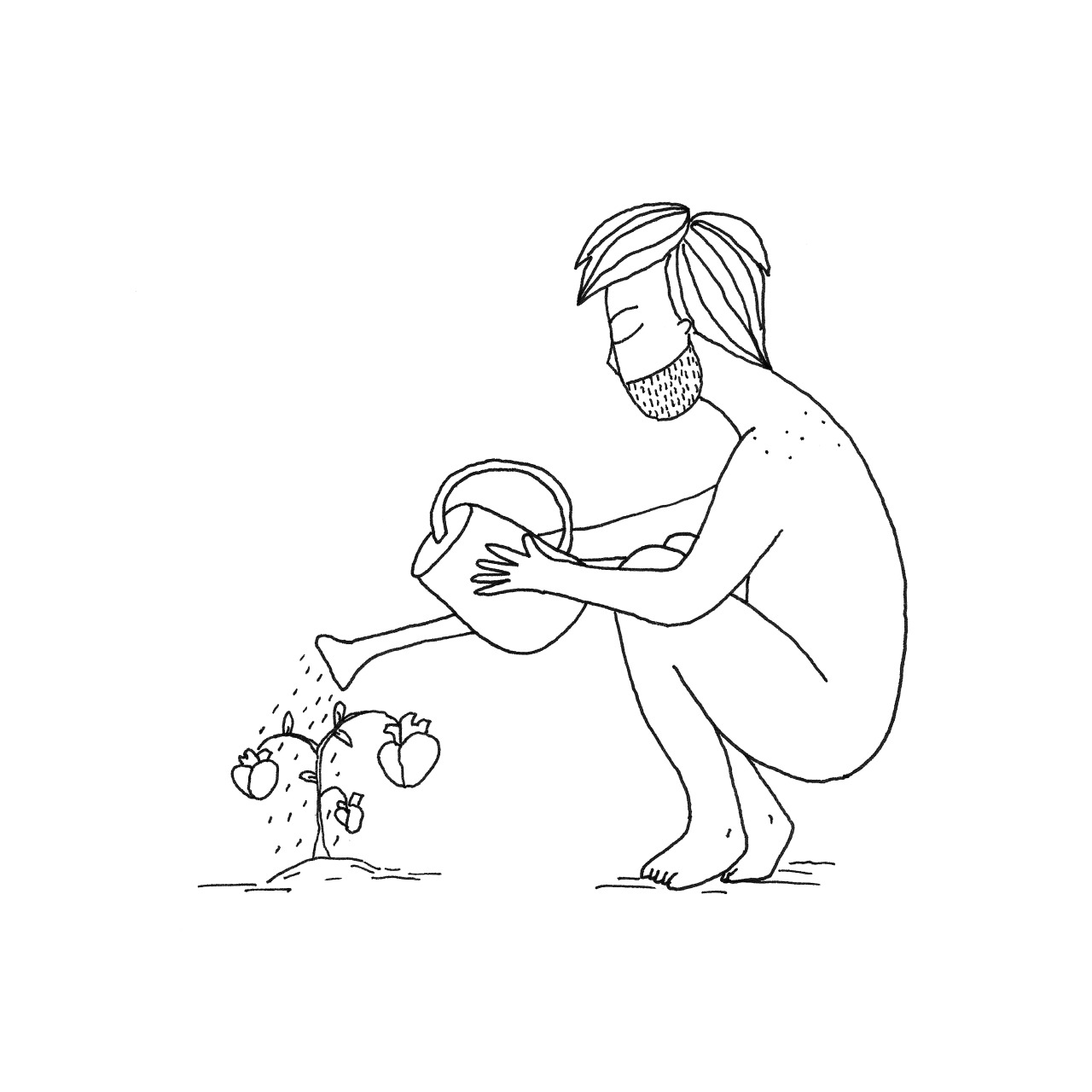 1280x1280 He Started Growing New Hearts, Just In Case His Got Broken