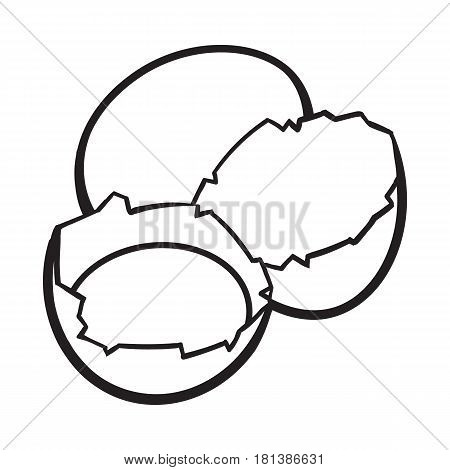 450x470 Whole Cracked, Broken Chicken Egg Vector Amp Photo Bigstock