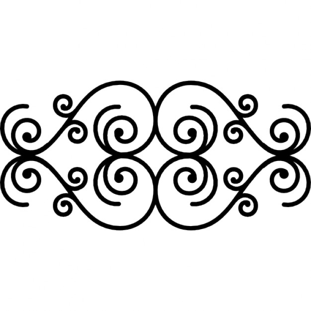 626x626 Floral Vines Design Mirror Effect Icons Free Download