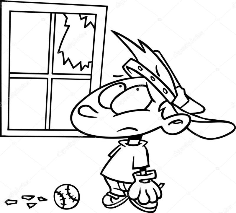 800x721 Broken Window Clipart