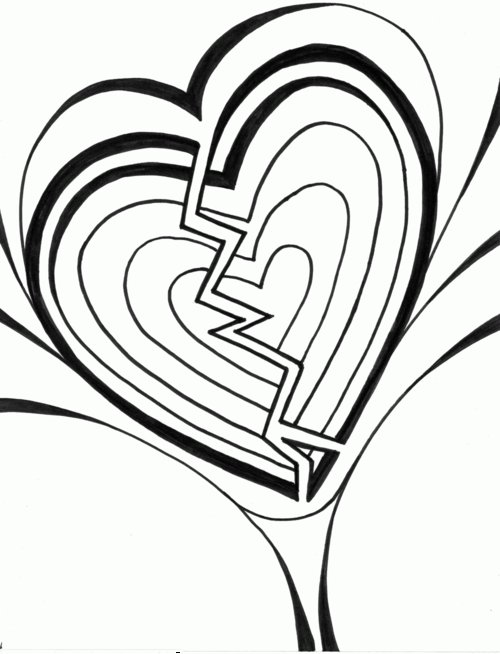 Broken Hearts Drawing at GetDrawings | Free download