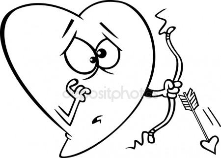 450x321 Cartoon Broken Heart Stock Vector Ronleishman