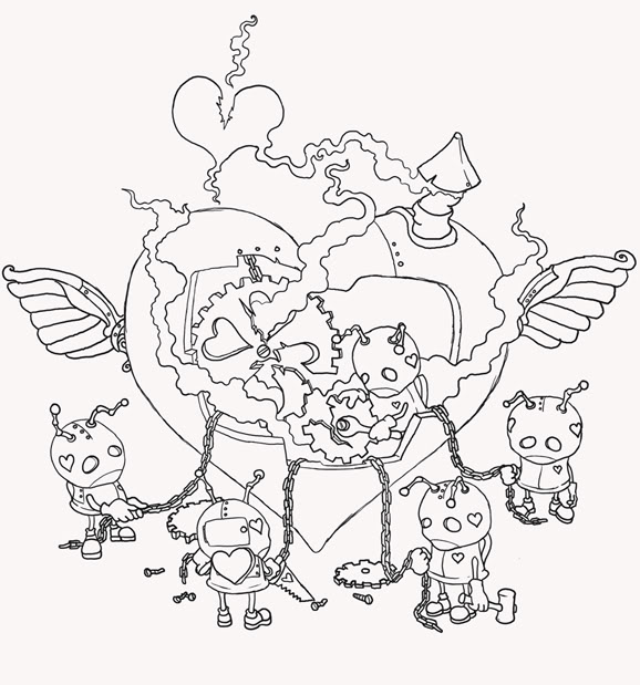 578x619 Most Favored Amazing Broken Heart Drawings