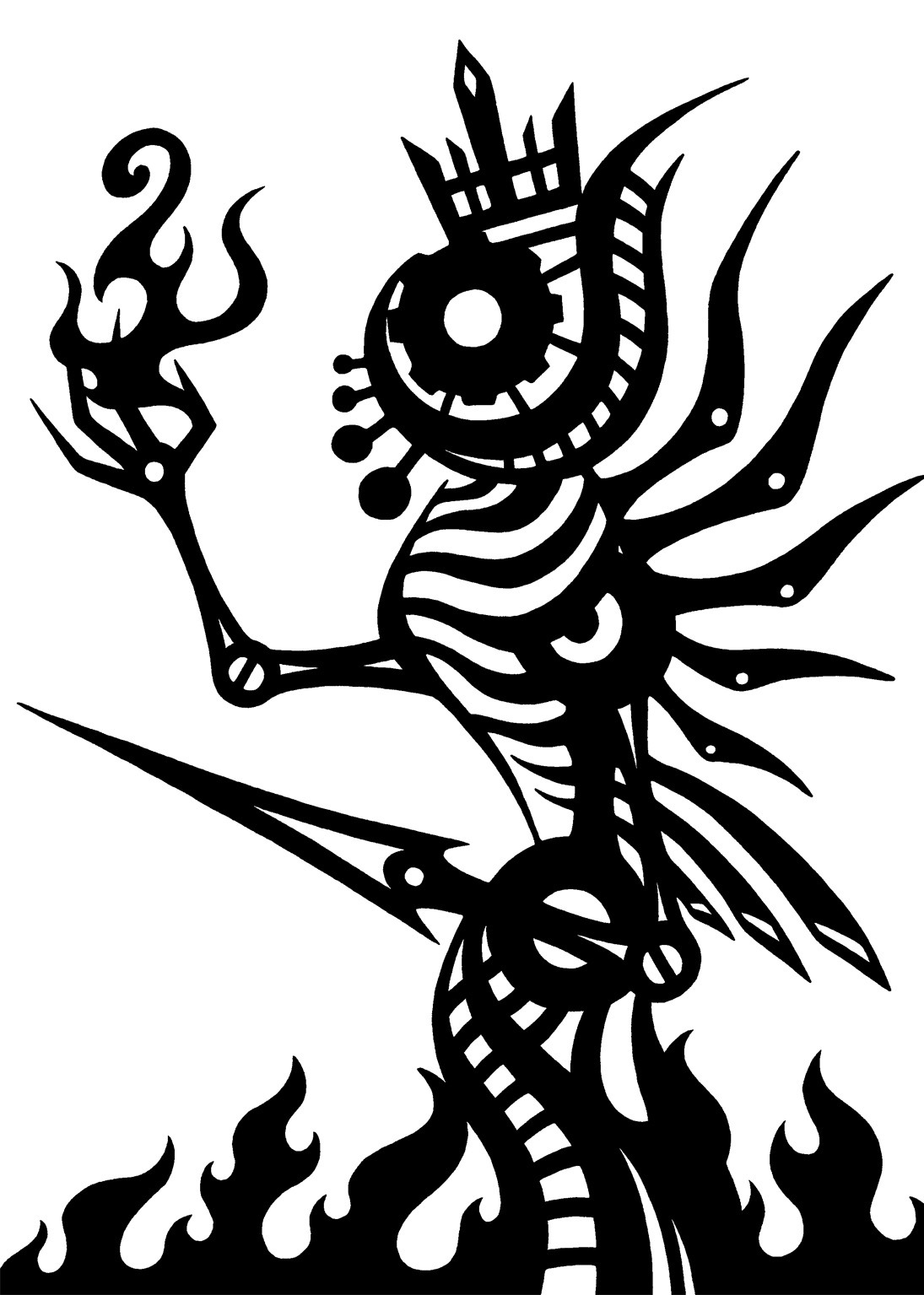 1095x1535 His Clockwork Servants Scp Foundation Fanart, The Broken God.