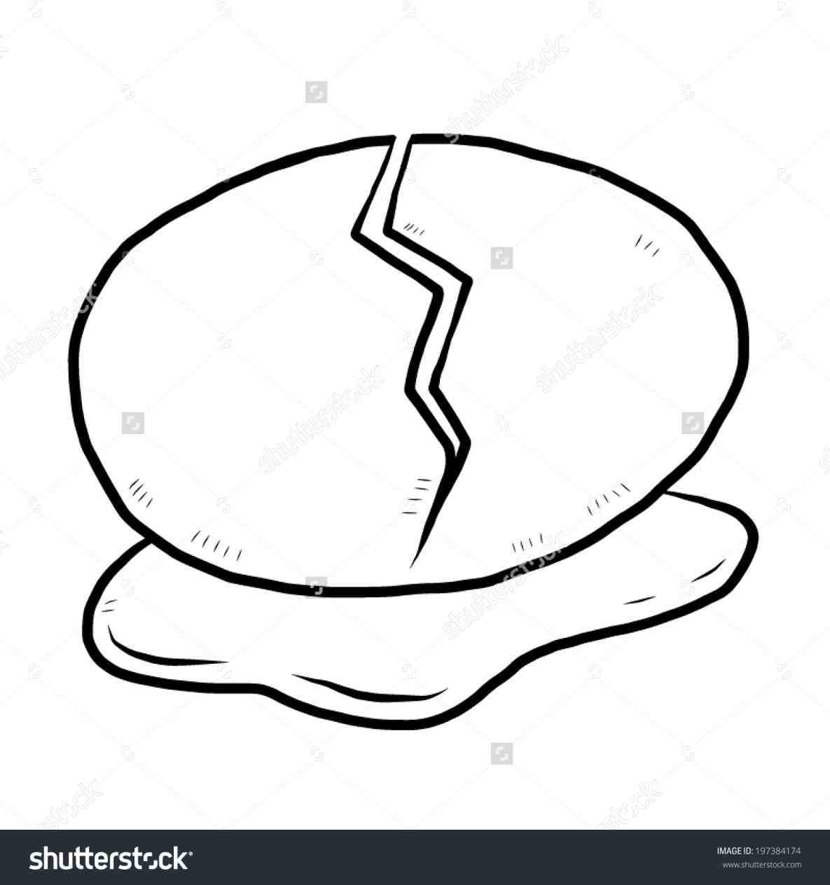 1185x1264 Broken Egg Drawing