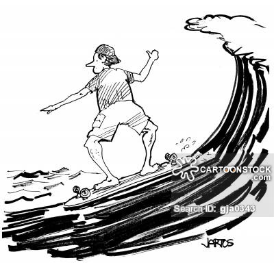 400x387 Longboards Cartoons And Comics