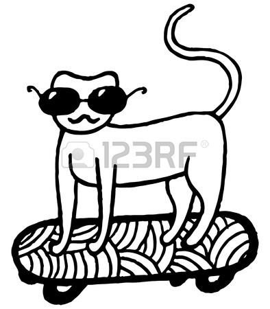 394x450 748 Skateboard Sticker Cliparts, Stock Vector And Royalty Free