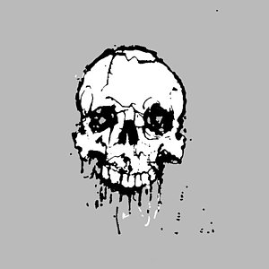 300x300 Cracked Skull Digital Art Fine Art America