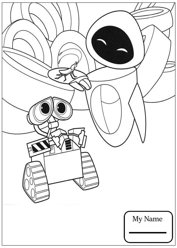 578x810 Wall E Cartoons Broken Wall E Coloring Pages Azcoloring.club