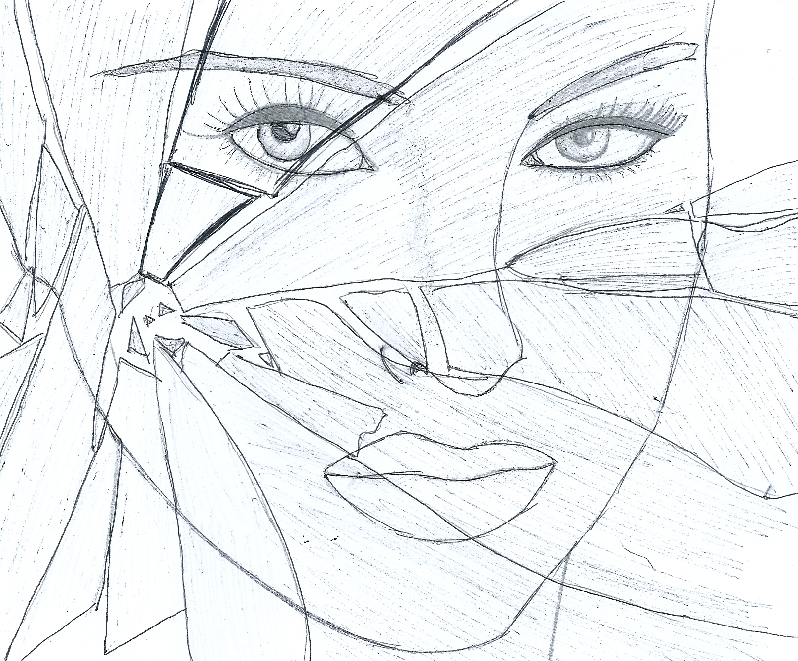 1618x1341 Broken Mirror Design. Elegant Images Shattered Mirror Design