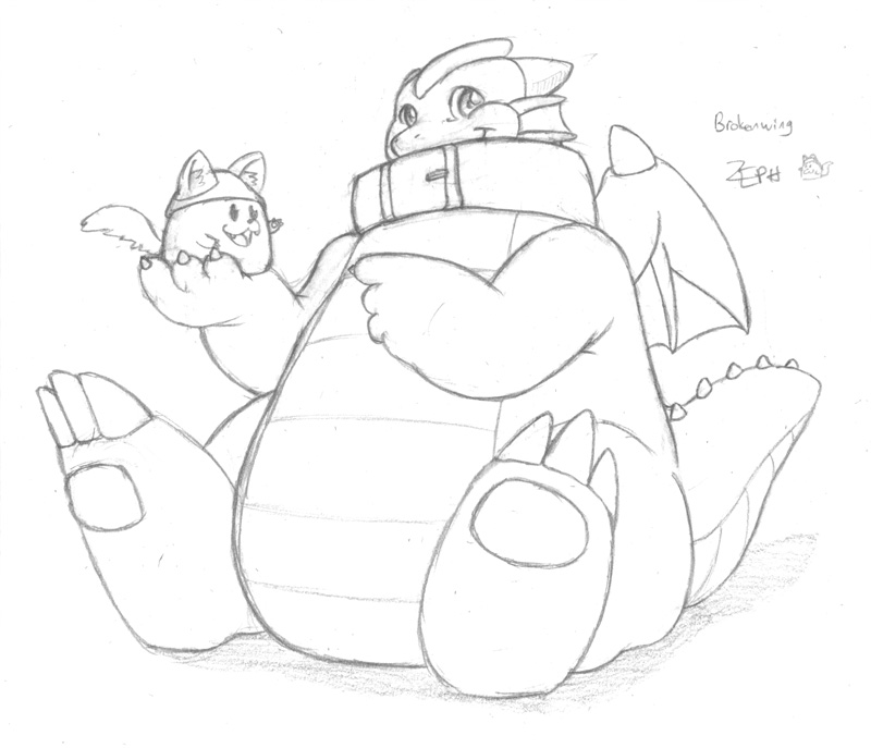 800x687 Cute Bw By Brokenwing