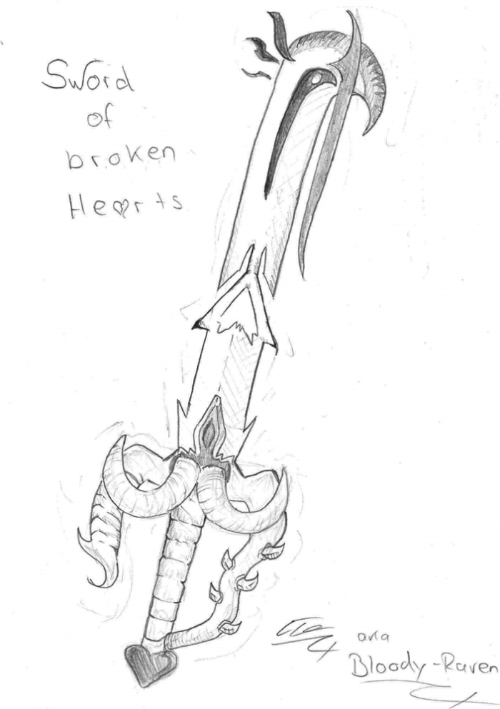 700x993 Sword Of Broken Hearts By Black Raven Wing