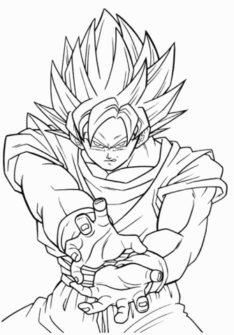 335x480 Broly Coloring Page Free Printable Coloring Pages