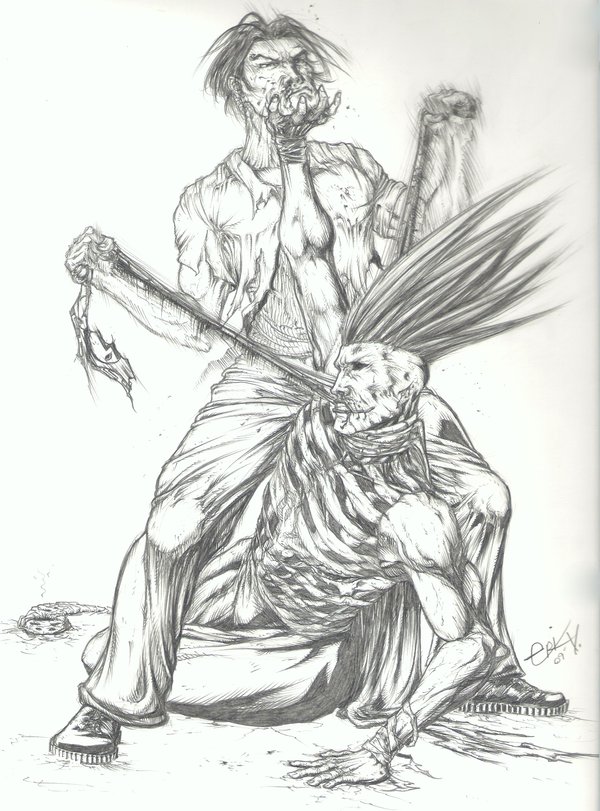 600x811 Broly Vs.e Eyed Jack By Erikvasquez