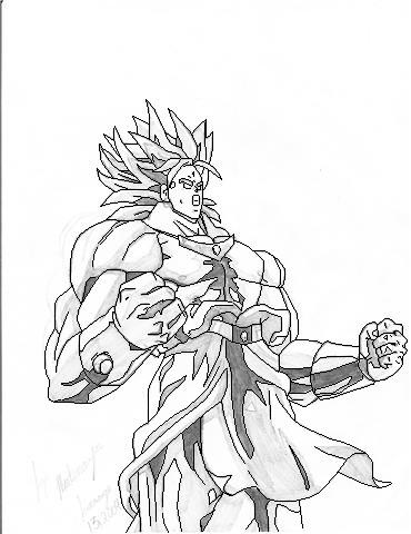 Broly Drawing at GetDrawings | Free download