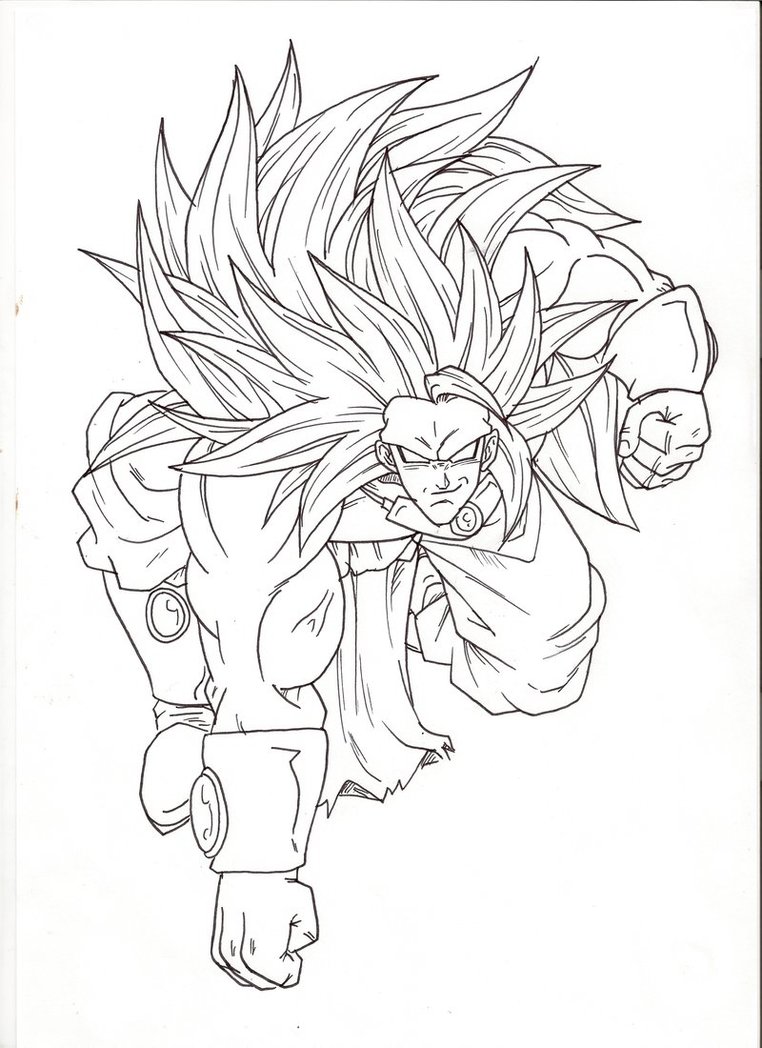 762x1048 Lssj3 Broly Idea. Sketch By Moxie2d