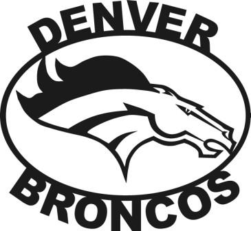 365x336 Denver Broncos Logo Metal Art By Steel Horse Metal Art. Custom