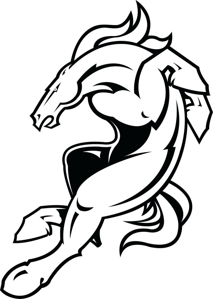 730x1024 Wonderful Broncos Coloring Pages Denver Logo