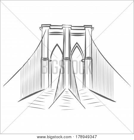 450x470 Brooklyn Bridge Graphic Design Vector Amp Photo Bigstock