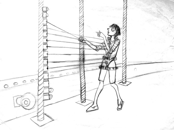 580x434 Human Harp The Clifton Suspension Bridge